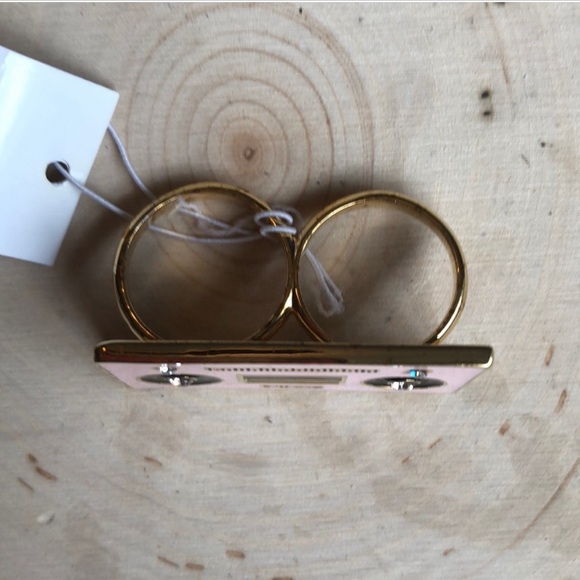 RARE! NWT KATE SPADE JAZZ THINGS UP DOUBLE RING! - Picture 3 of 5